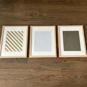 3 Matted Frames